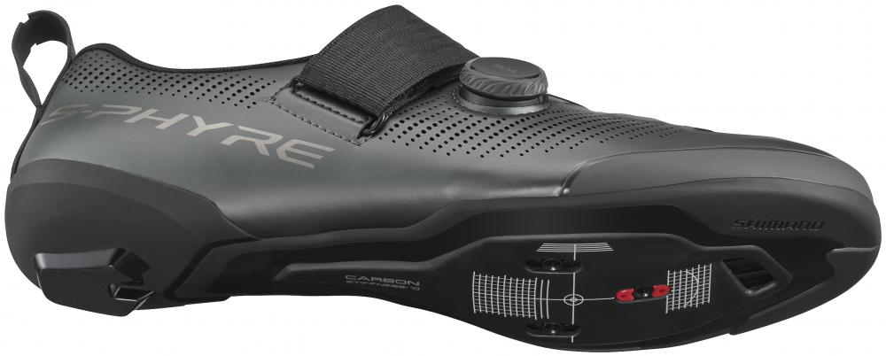 SHIMANO Fahrradschuhe TR903 Herren/Damen Road SPD-SL Typ Triathlon Größe 39 Grau