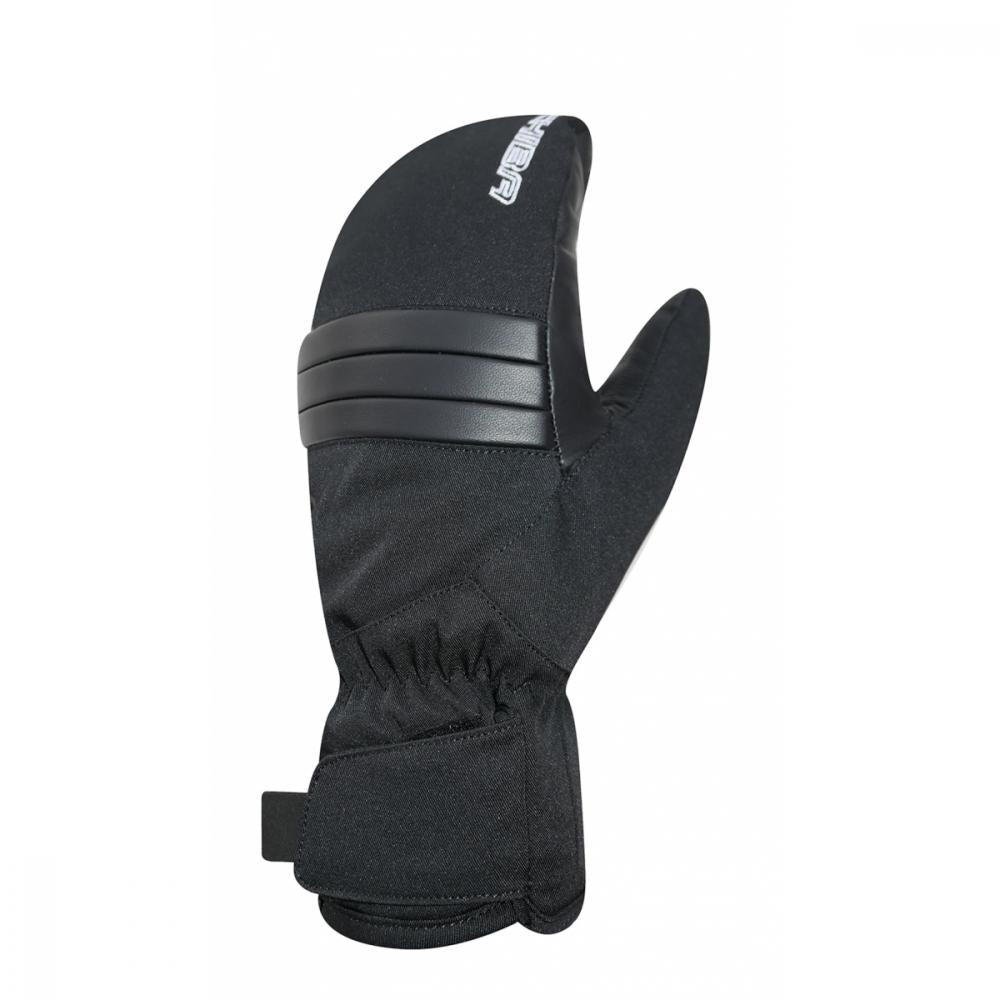 CHIBA Lake Placid Mitten - wasserdichter Radhandschuh, Größe 7,5, schwarz
