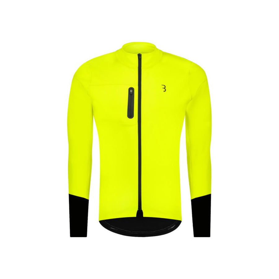 BBB Cycling BBB Jacke ColdGuard M neon gelb - warme, winddichte Winter-Radjacke