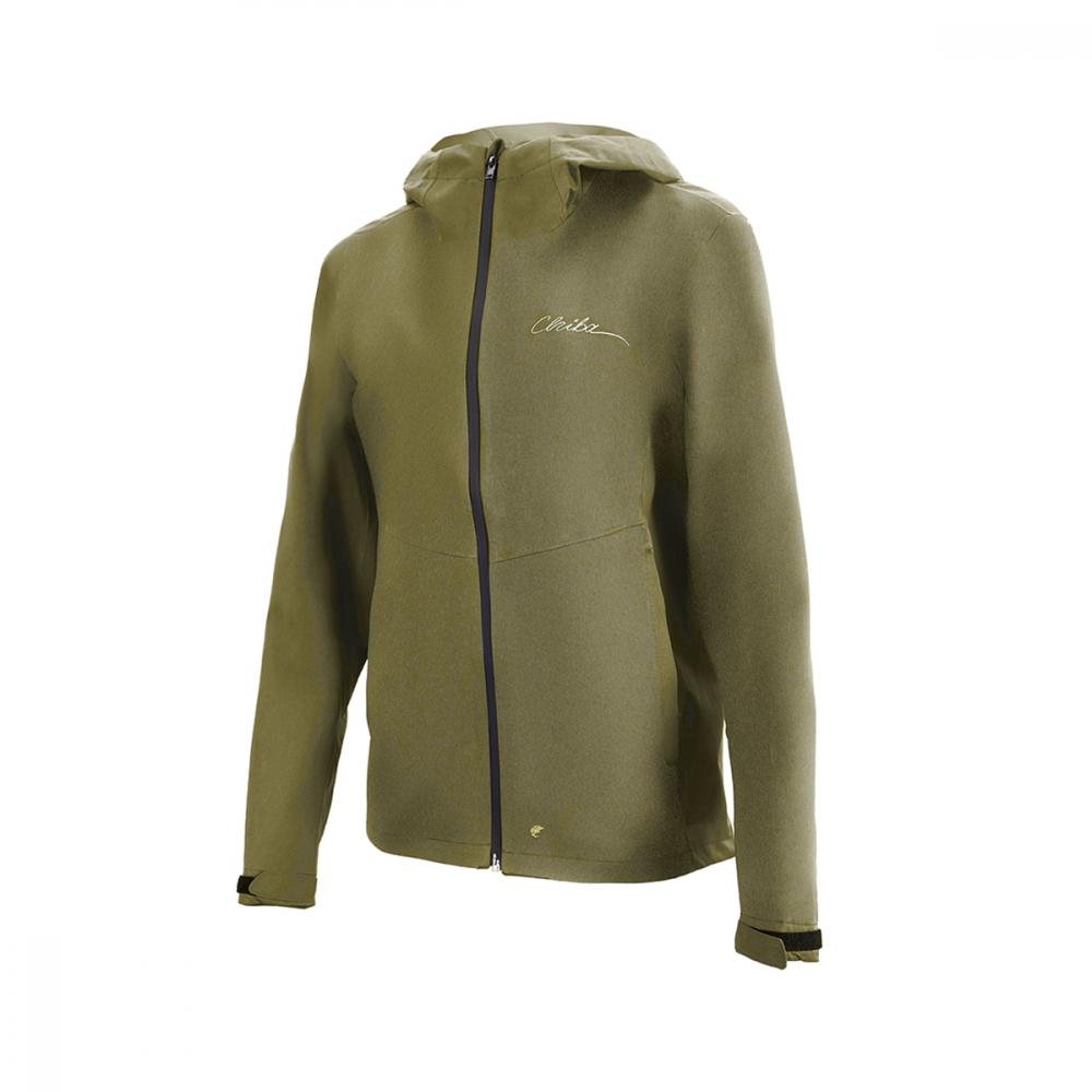 CHIBA Rainjacket Damen - wasserdicht, winddicht, atmungsaktiv, olive, Gr. M