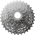 Silberne SHIMANO ALIVIO CS-HG400 9-fach 11-34Z Fahrrad Kassette.