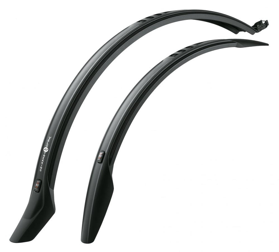 SKS Velo 47 Trekking Fahrradschutzblech-Set für 28\" Fahrräder, 47 mm Profilbreite, geeignet für 38-42 mm Reifen, schlagfester Kunststoff, Universalbefestigung