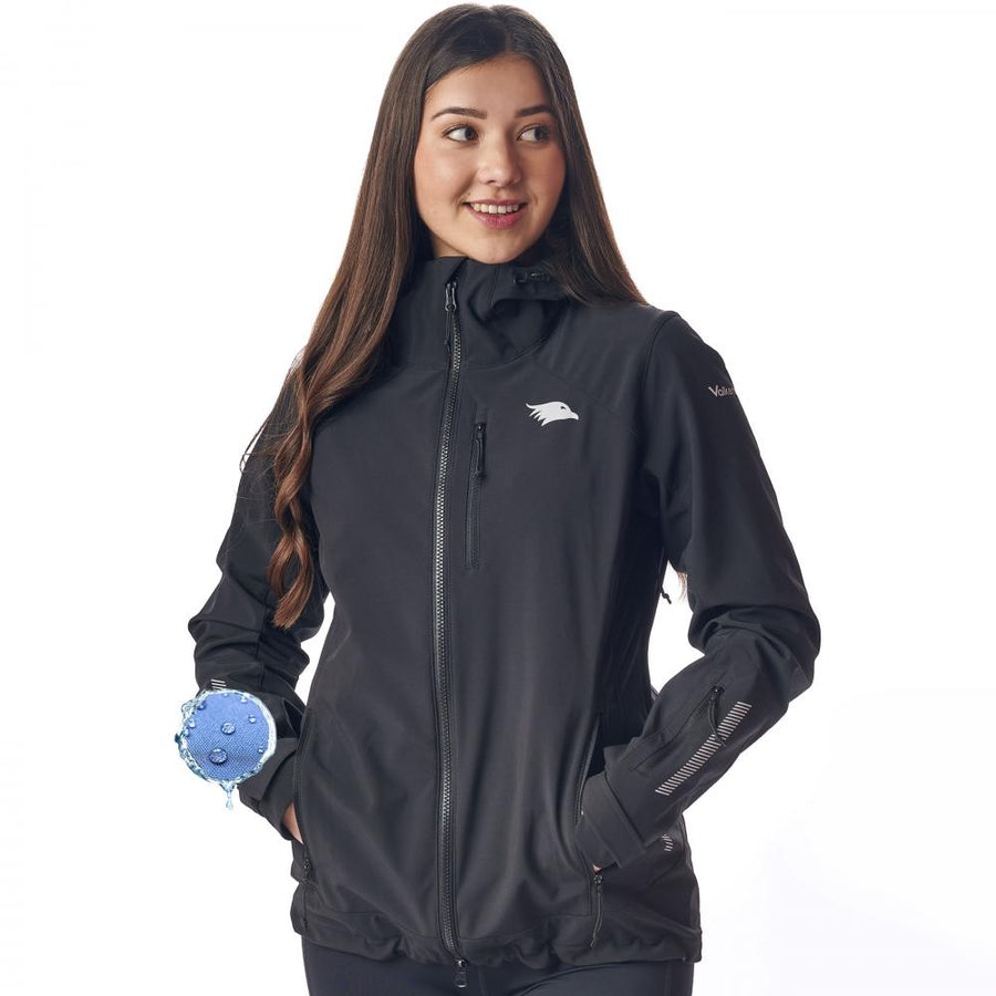 Valkental Damenjacke Softshell XXL schwarz