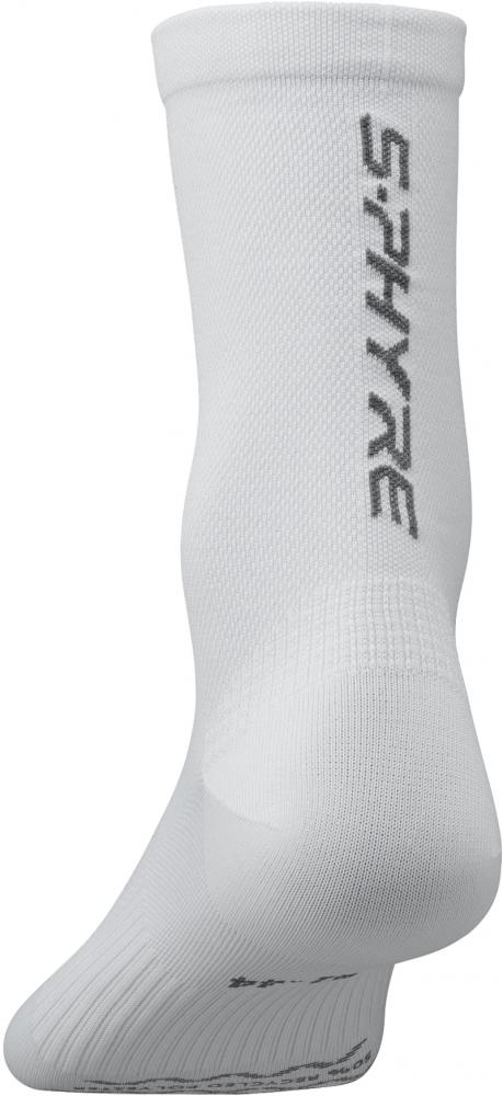 SHIMANO S-PHYRE FLASH SOCKS WHITE S (36-40) - aerodynamische Radsocken für höchste Geschwindigkeit