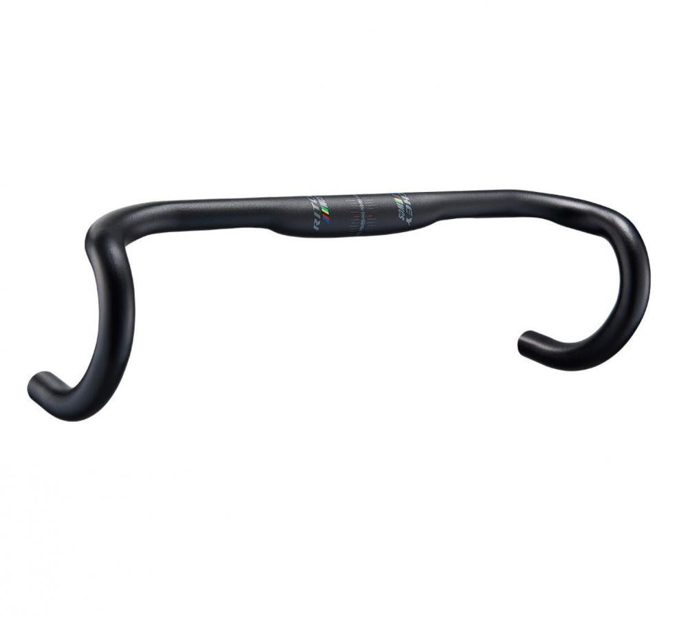 Ritchey WCS Streem Drop Lenker 31,8 mm, 46 cm Breite, 128 mm Drop, 73 mm Reach, 5° Backsweep, 2° Flare, interne Zugverlegung, kompatibel mit Shimano Di2 EW-RS910, blatte