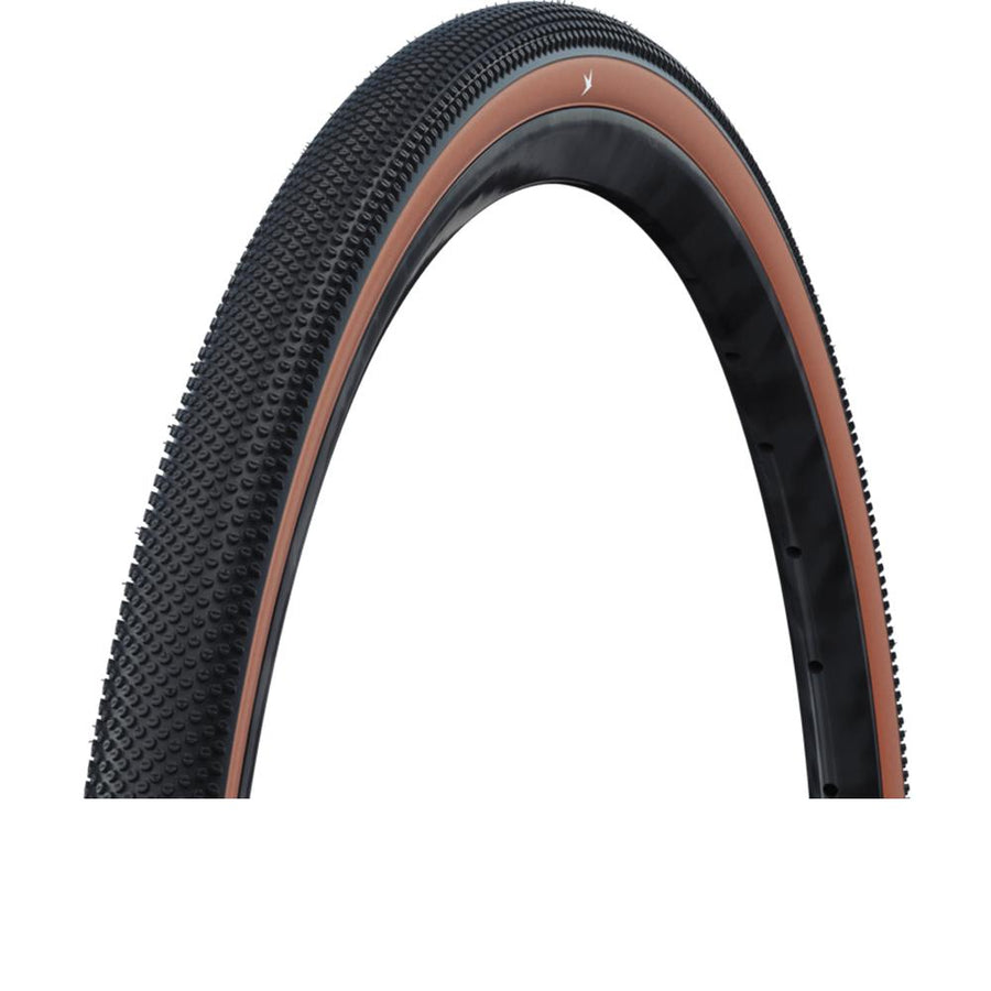 Schwalbe G-ONE ALLROUND Performance Line Faltreifen 28 Zoll Bronze, vielseitiger Gravelreifen mit Profil.