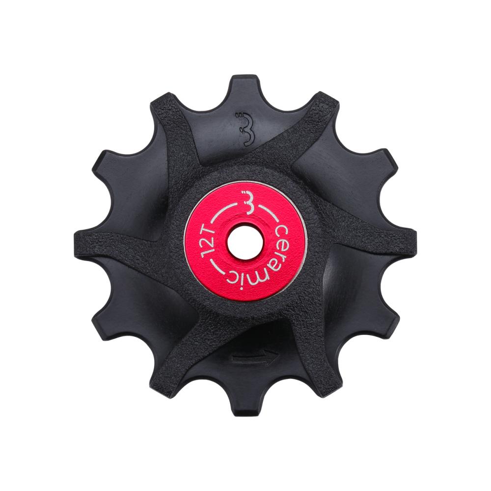 BBB Cycling Schaltungsrädchen RollerBoys Ceramic 12-Z 12 schwarz - leichte, reibungsarme Performance