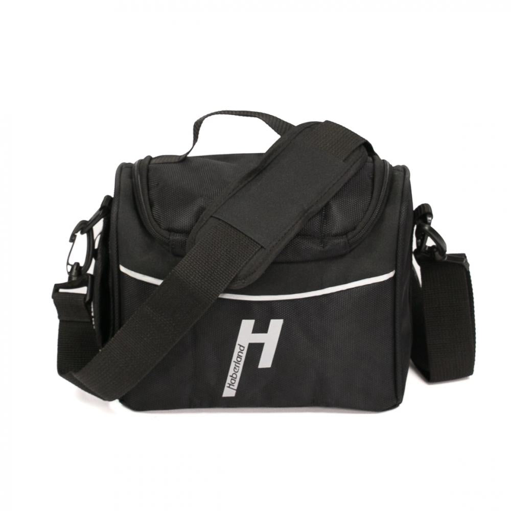 Haberland Lenkertasche 5l Siebensachen schwarz - praktische Lenkertasche mit KLICKfix