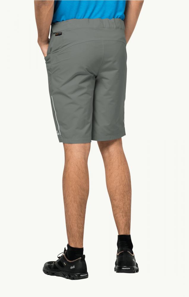 Jack Wolfskin Tourer Shorts M Synthetic Fiber Shorts Gecko Green Grey Größe 54