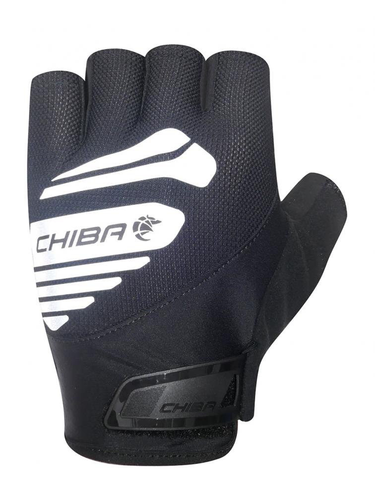CHIBA Air Plus Reflex - Radhandschuhe schwarz XXL mit Gelpolster & Reflexdetails