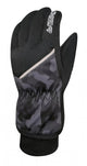 CHIBA Snow Flash - wasserdichte Winter-Radhandschuhe, Größe 4, Tarn/weiß