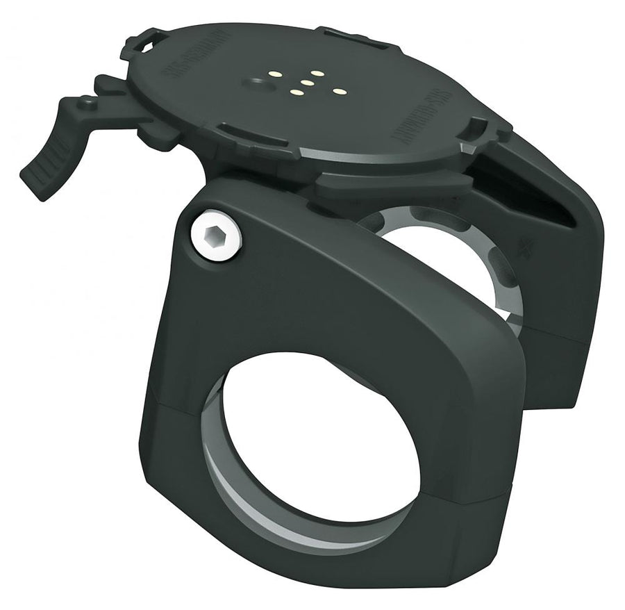 SKS Germany COMPIT Smartphone-Halterung für Fahrräder und E-Bikes, winkelverstellbar, kompatibel mit Bosch Intuvia/Nyon, für Lenkerdurchmesser 22,235 mm