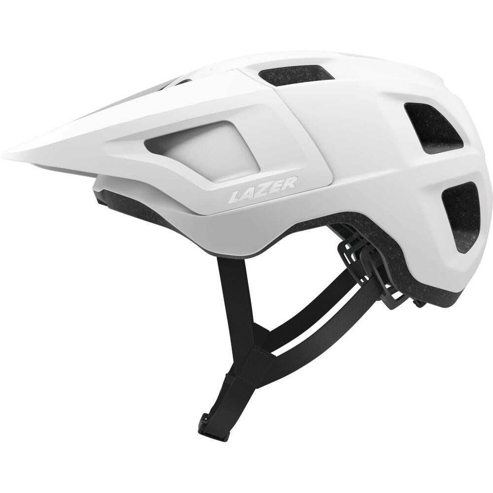 LAZER Helm Lupo KinetiCore MTB Matte White Unisize - sicherer Trail-Helm mit Komfort
