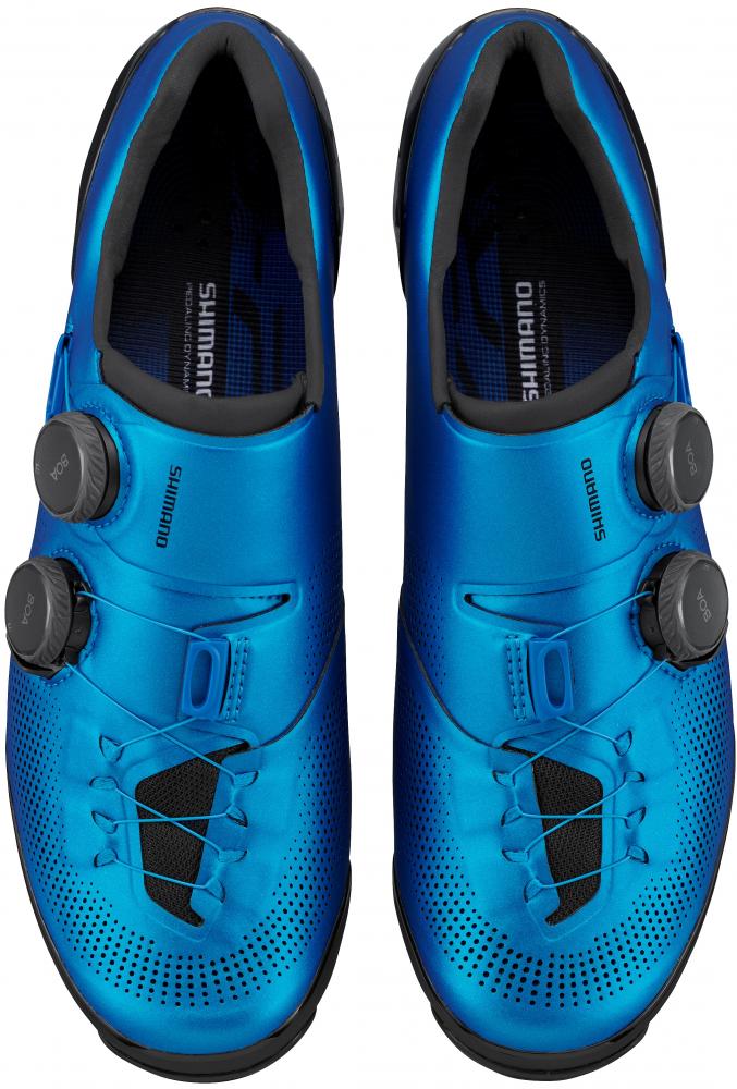 SHIMANO Fahrradschuhe XC903 Herren/Damen MTB SPD Fahrradschuhe Größe 44 breit, Blau