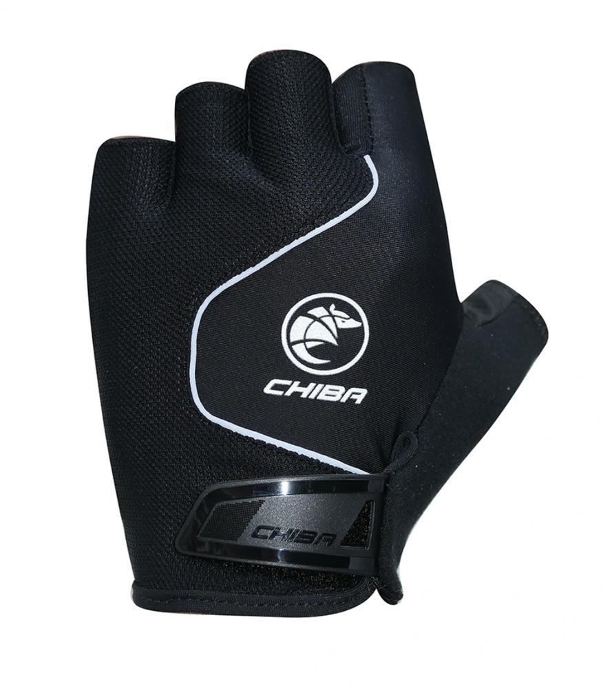 CHIBA Cool Air - Radhandschuhe schwarz 3XL, atmungsaktiv mit Gelpolsterung