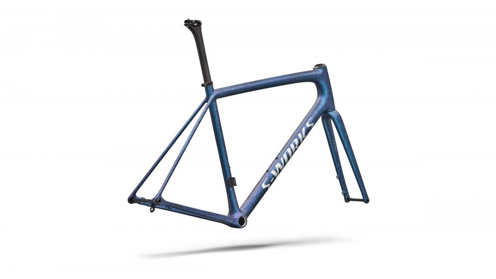 Specialized Aethos Rahmenset - Zypern Purple Chameleon/Grey Blue/Shadow Silver - Größe 54cm