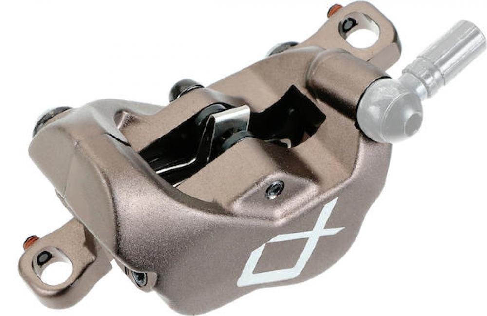 Hayes Bremssattel Dominion A4 4-Kolben Bronze - starke Bremsleistung für Trail & Enduro