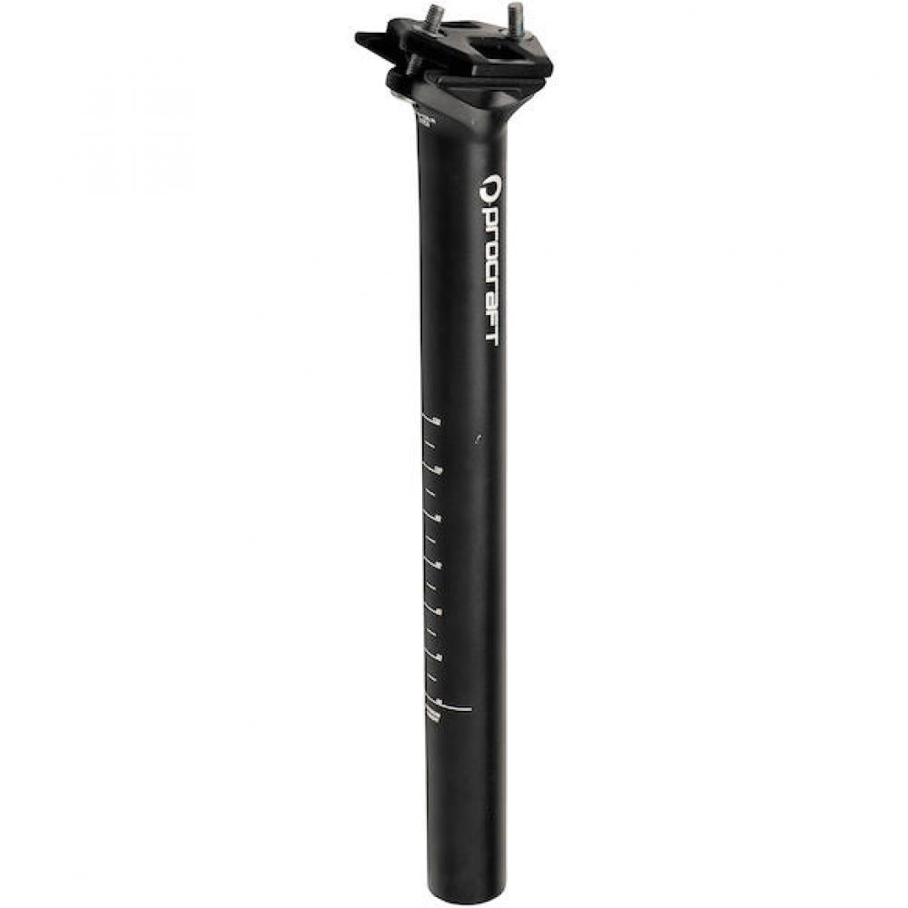 Procraft Sattelstütze Superlight II Ø 27,2 x 400 mm Schwarz - leichte, stabile Sattelstütze