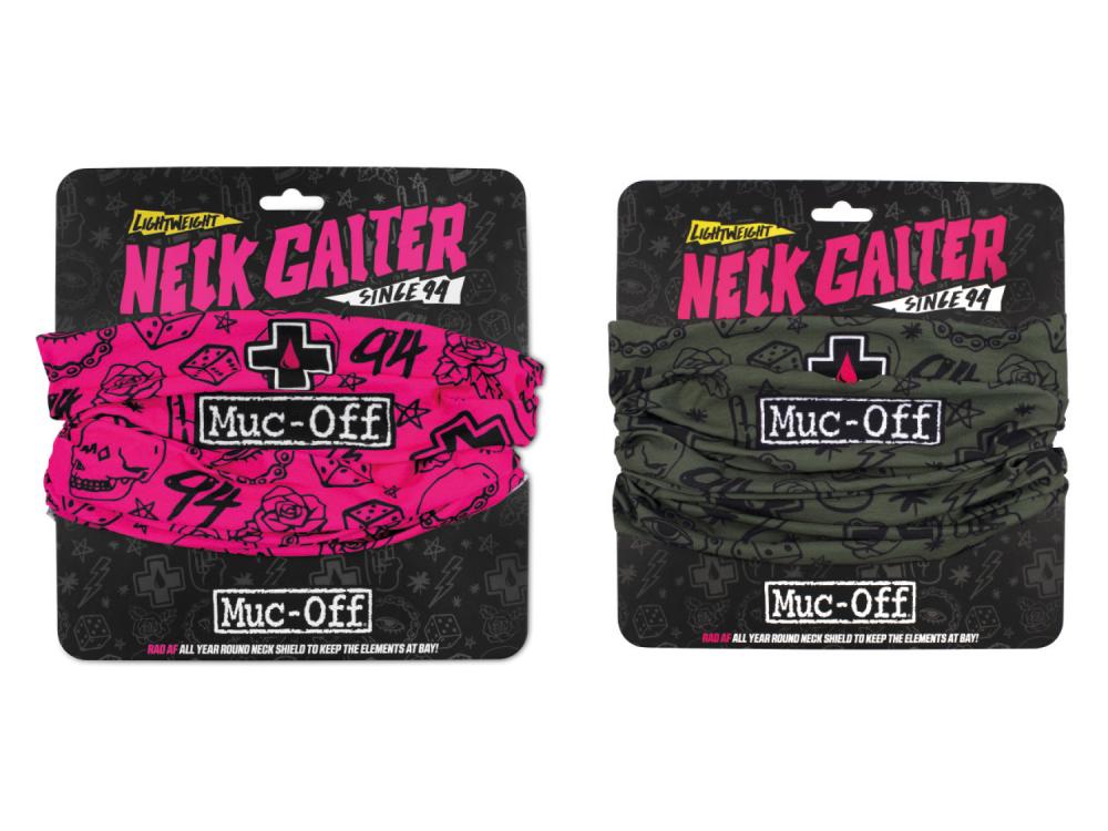 Muc Off Lightweight Neck Gaiter, Punk/Green
