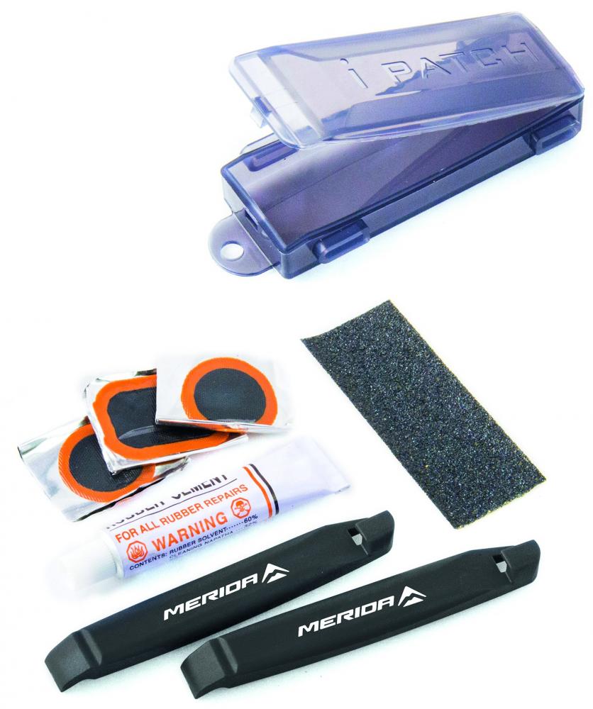Merida Reparaturset Flickzeug mit 2 Reifenhebeln - 25g Gewicht