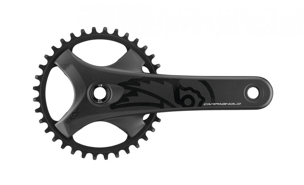 Campagnolo Ekar GT 13-fach Kurbelgarnitur, 42 Zähne, 172,5mm, schwarz.