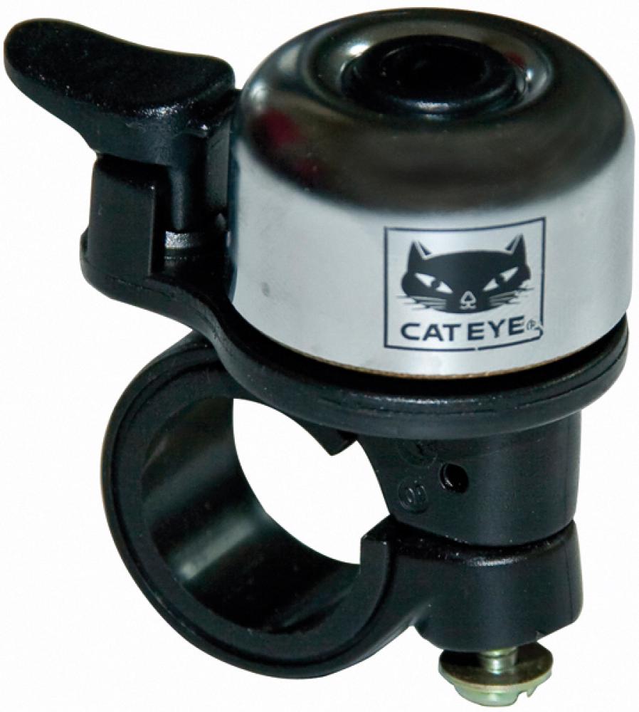 CATEYE Klingel Brass Bell OH-1200 Silber Größe One Size Silber - klare Signale am Fahrradlenker