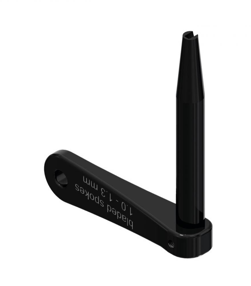 DT Swiss Speichenhalter Bladed 1,0-1,3 mm Schwarz - präziser Halt für Aero-Speichen