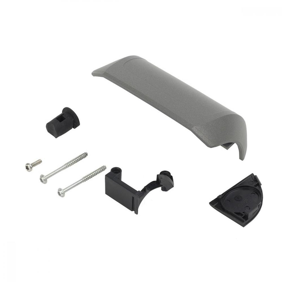 Bosch Akkuhalter-Kit Gepäckträgerakku, platinum - sichere Montage in moderner Ausführung