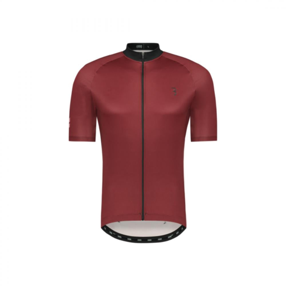 BBB Cycling Trikot ConvertFit ECO S clay rot S - atmungsaktives Recycling-Radtrikot
