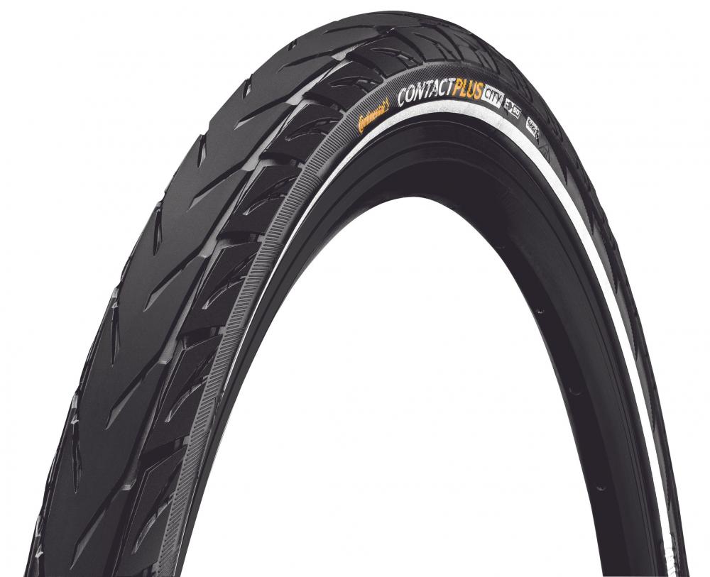 Continental Reifen Contact Plus City 28x1.45 Zoll 37-622 schwarz Reflex E-50 Draht