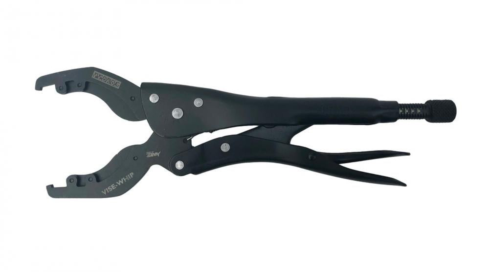 Schwarze Pedros Vise Whip II Kassettenzange für 9-23 Z. Zahnräder und 40-46mm Lockrings.