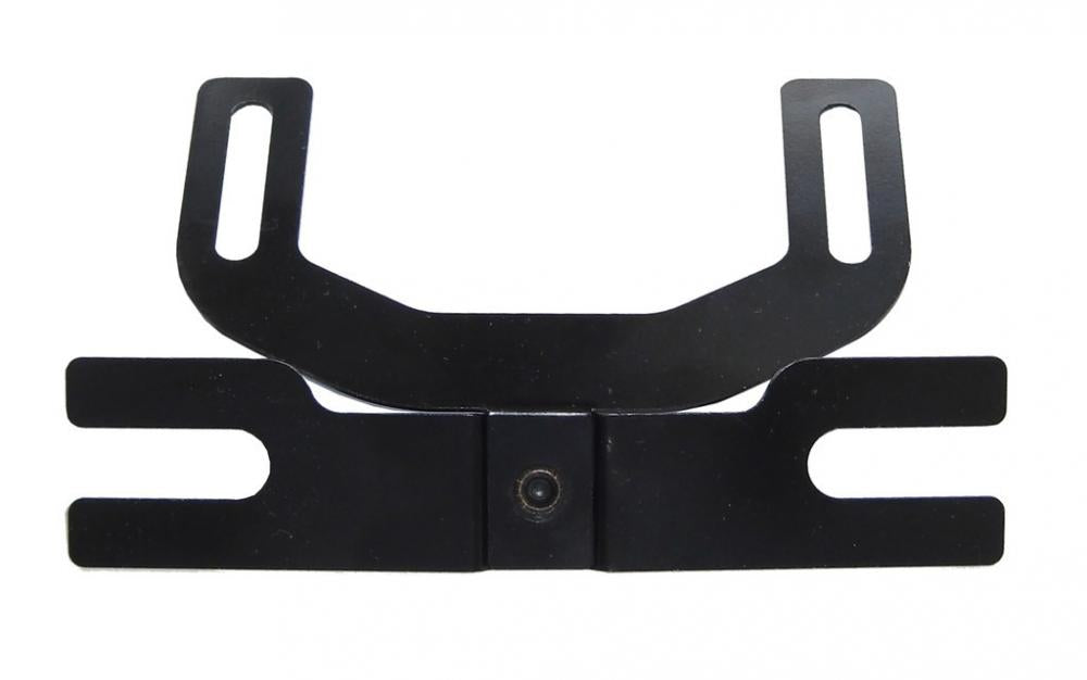 Winora Abstützung für HR Steckbleche, schwarze Metallhalterung.