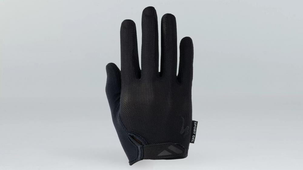 BG SPORT GEL GLOVE LF WMN BLK L - Damen Fahrradhandschuhe mit Gel-Polsterung Schwarz Größe L - Bekleidung