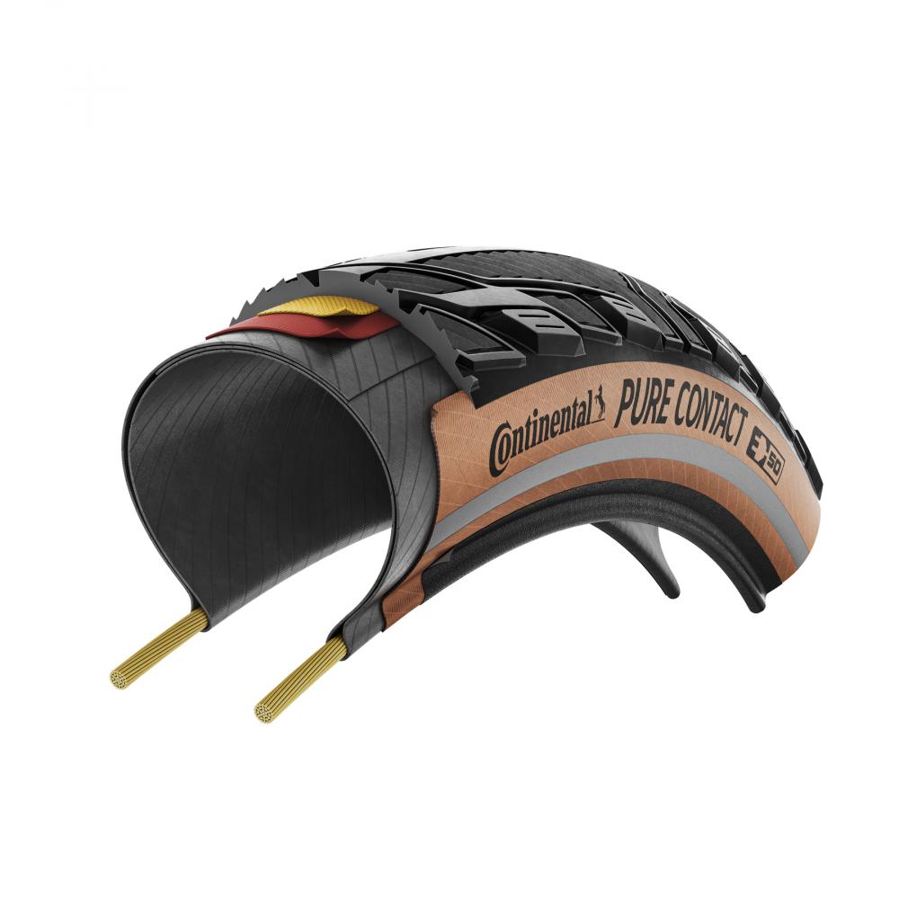 Continental Pure CONTACT Faltreifen Querschnitt mit Pannenschutz Level 8, ETRTO 40-622, 28x1.50".
