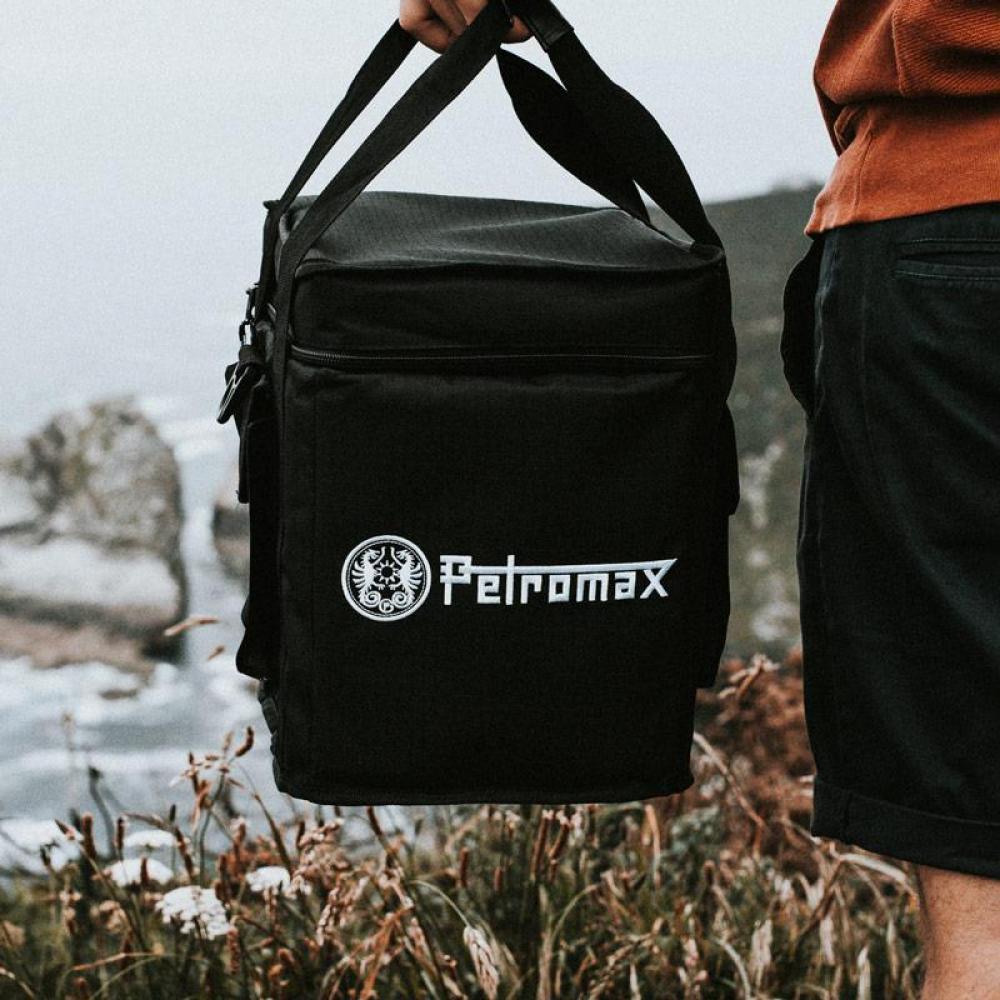 Petromax Transporttasche für Raketenofen rf33  Robuste Nylon-Tasche mit verstärkten Wänden, abnehmbarem Schultergurt und zusätzlichen Taschen für Zubehör