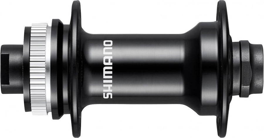 Shimano Tiagra HB-RS470 32-Loch Vorderradnabe, schwarz - zuverlässige Steckachsen-Nabe für Scheibenbremsen
