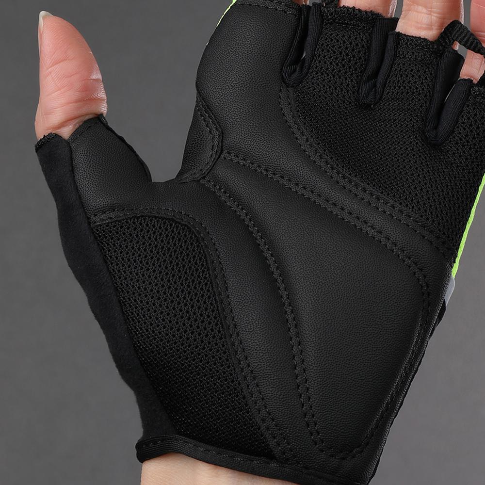 CHIBA Sport - Radhandschuhe neongelb XL mit Polsterung und Belüftung