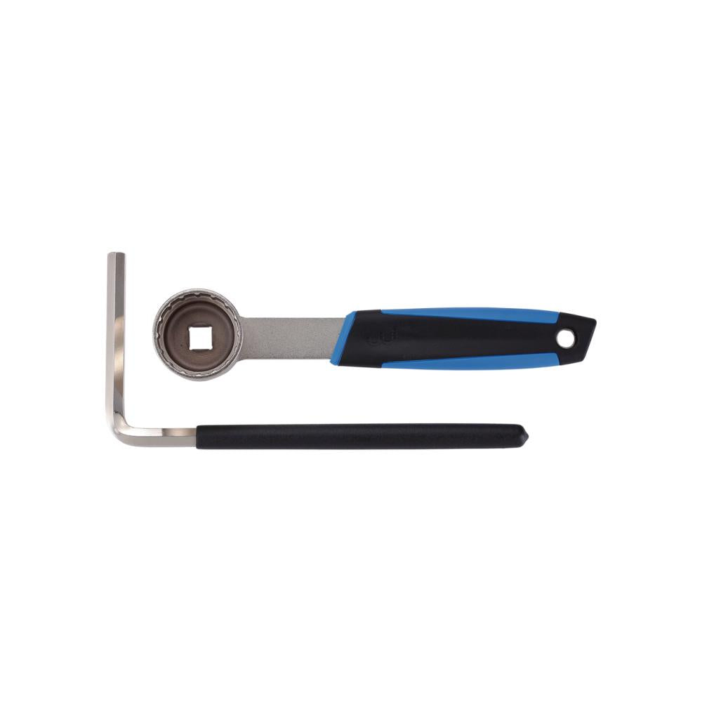 BBB Cycling BBB Innerlagerschlüssel UltraGrip schwarz/blau One Size schwarz - präziser Tretlager-Werkzeugsatz