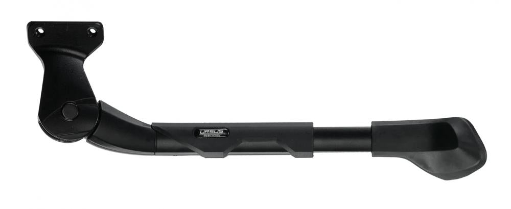URSUS King Evo Hinterbauständer, schwarz, Alu, verstellbar 24-28 Zoll, 40mm Lochabstand.