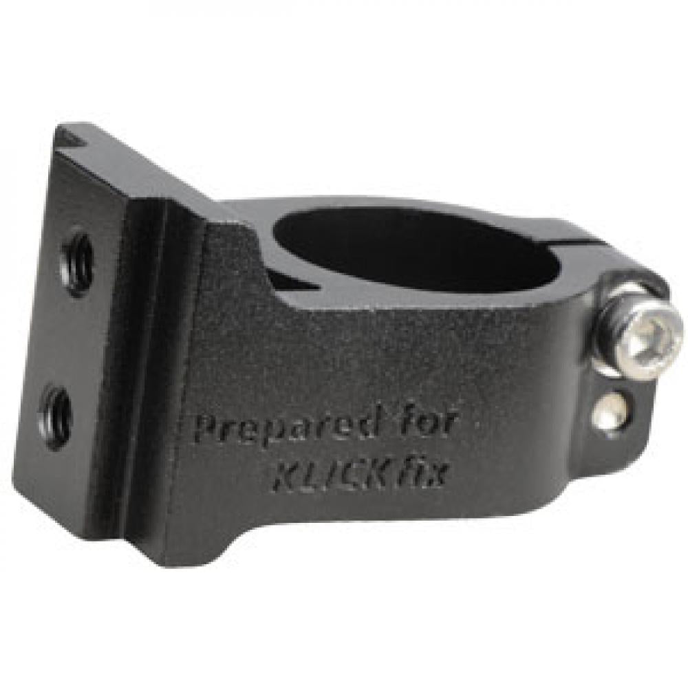 KLICKfix Montagesockel A-HEAD schwarz für Fahrradlenker, zur Befestigung von Zubehör.