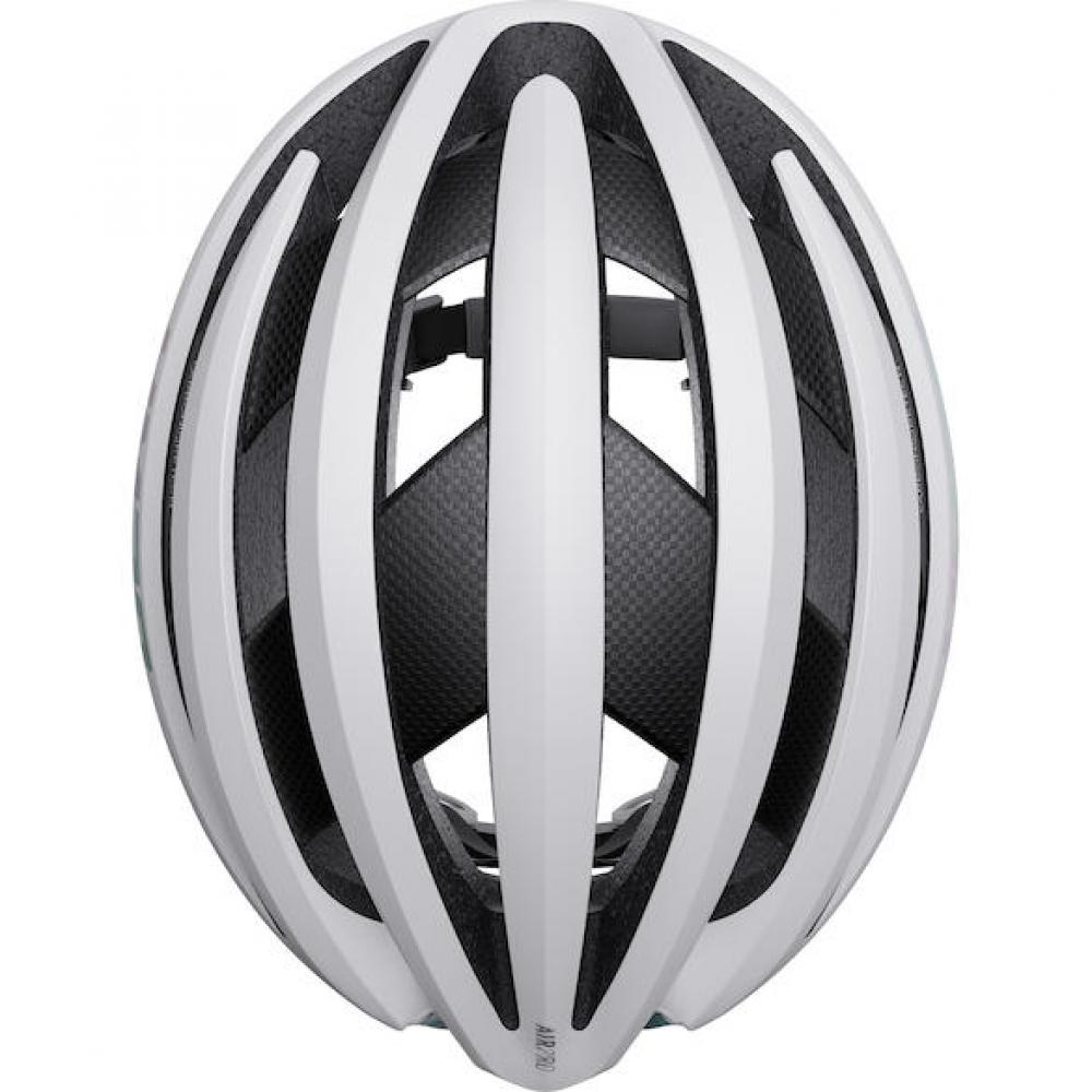 Limar Air Pro Iridescent White S Weiß - ultraleichter Aero-Rennradhelm mit Carbon-Schutz