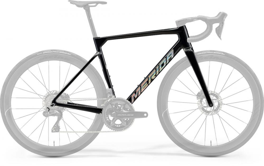 Rahmenkit SCULTURA TEAM metallic black(flash bcp), MERIDA, Größe: M, Farbe: schwarz, VE: 1 Stk.