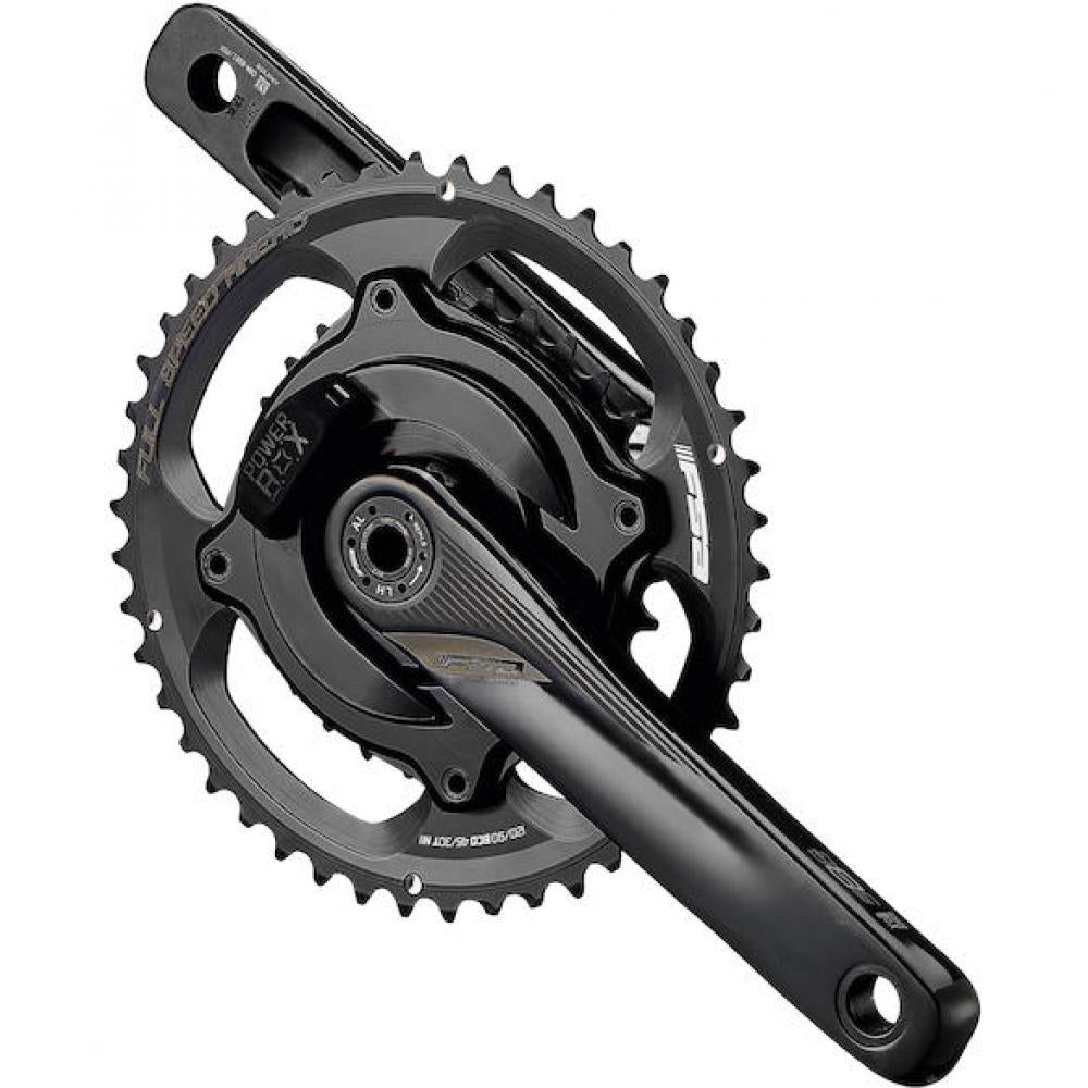 FSA Leistungsmesskurbel Powerbox Road Alloy Supercompact 170 mm Schwarz - effizientes Watt-Training