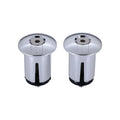BBB Cycling BBB Endkappen ScrewOn (2pcs) chrom - sicherer Abschluss für Lenkerband
