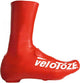 VeloToze Überschuh 2.0 lang rot S - wasser- und winddichter Aero-Überschuh