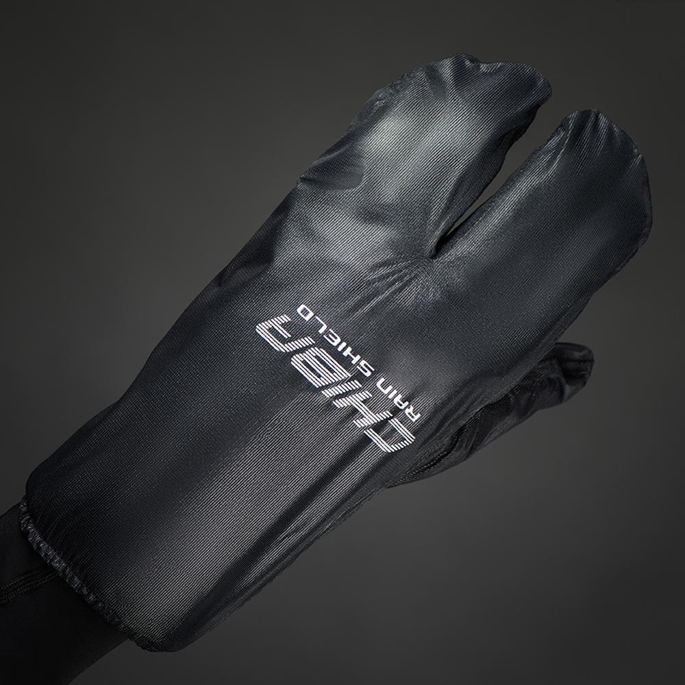 CHIBA Rain Shield Superlight - Überzughandschuh Lobster, XXL, schwarz, wind- & wasserabweisend