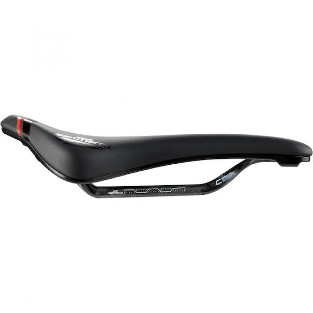 Selle San Marco Sattel Ground Carbon FX 140 x 255 mm Schwarz - leichter MTB-Performance-Sattel