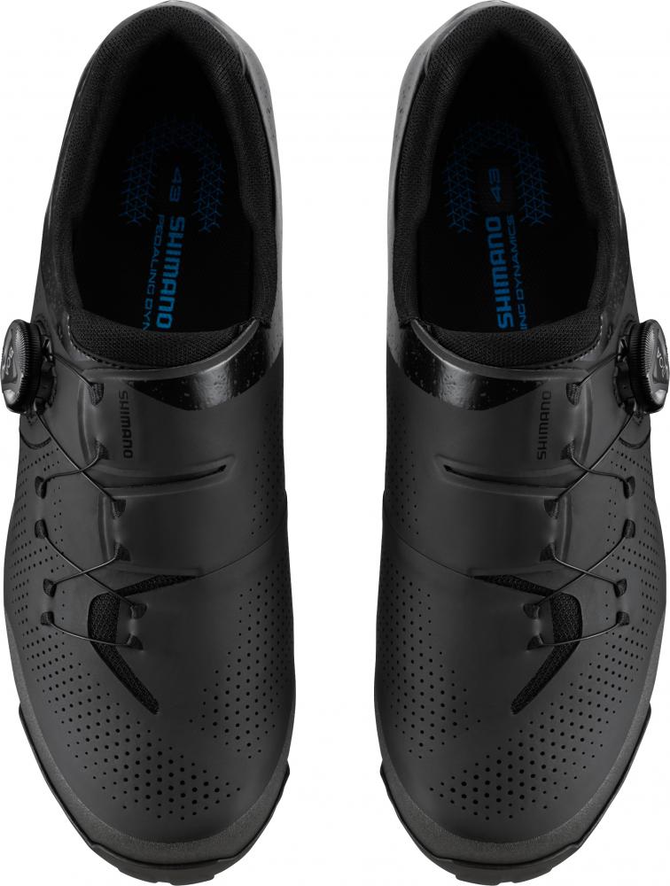 SHIMANO Fahrradschuhe XC302 Herren/Damen MTB SPD Fahrradschuhe Größe 47 Schwarz