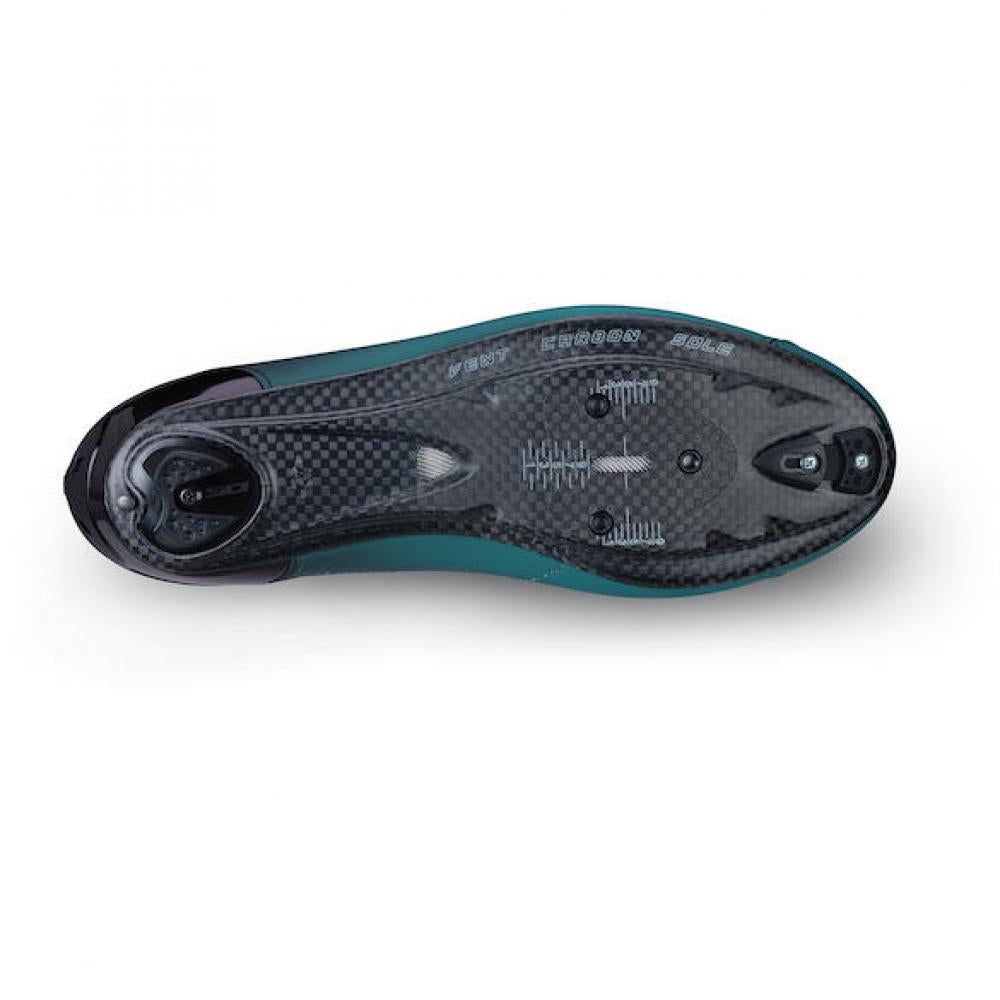 Sidi ROAD Sixty green/black 45.5 Grün/schwarz - leichter Rennradschuh mit Carbonsohle