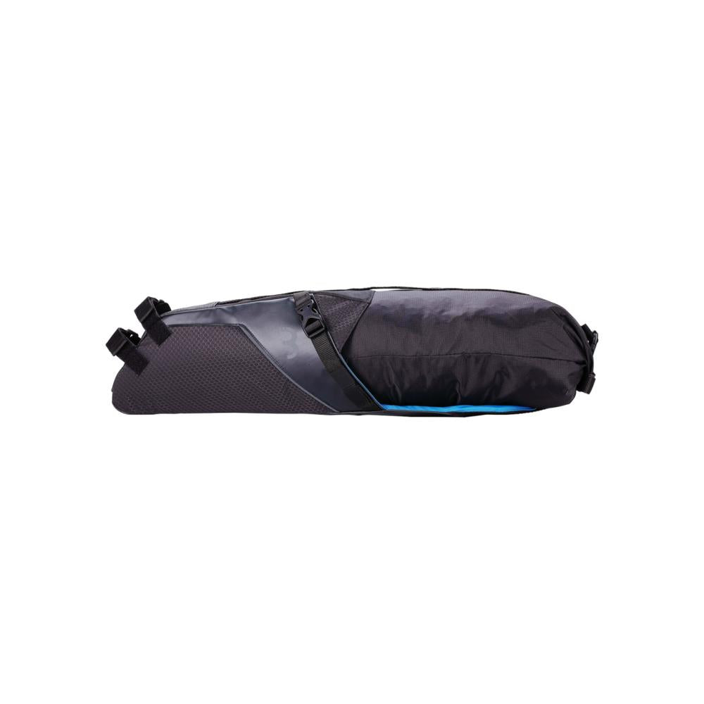 BBB Cycling fahrradsatteltasche Seat Sidekick 16x16x44cm 10L schwarz - große Bikepacking-Satteltasche